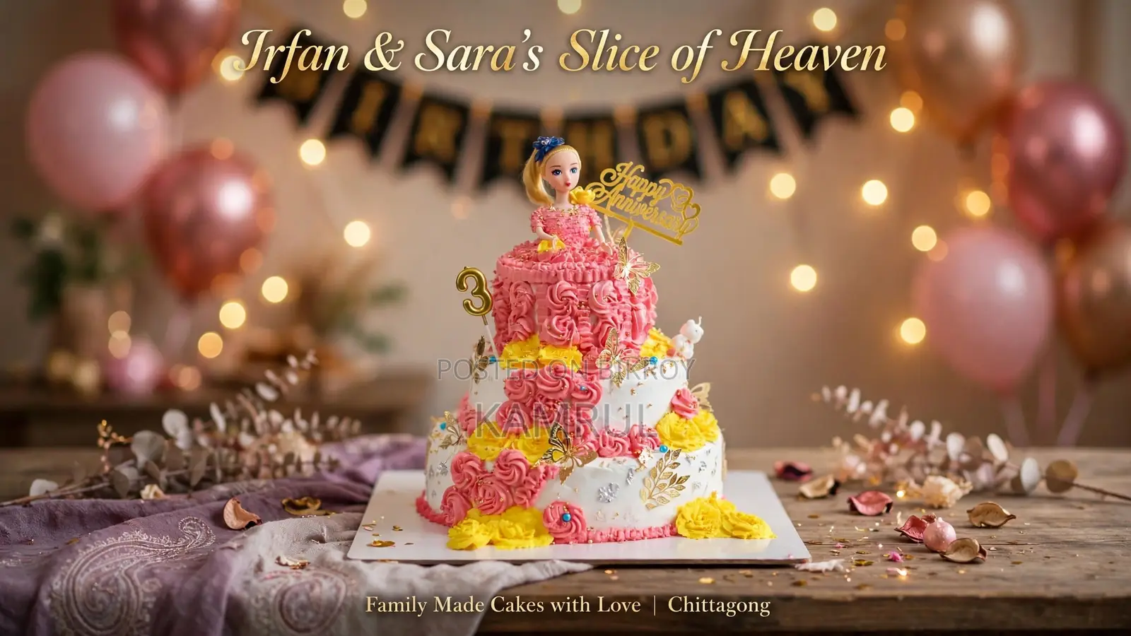 Irfan & Sara's Slice of Heaven Homemade Cake