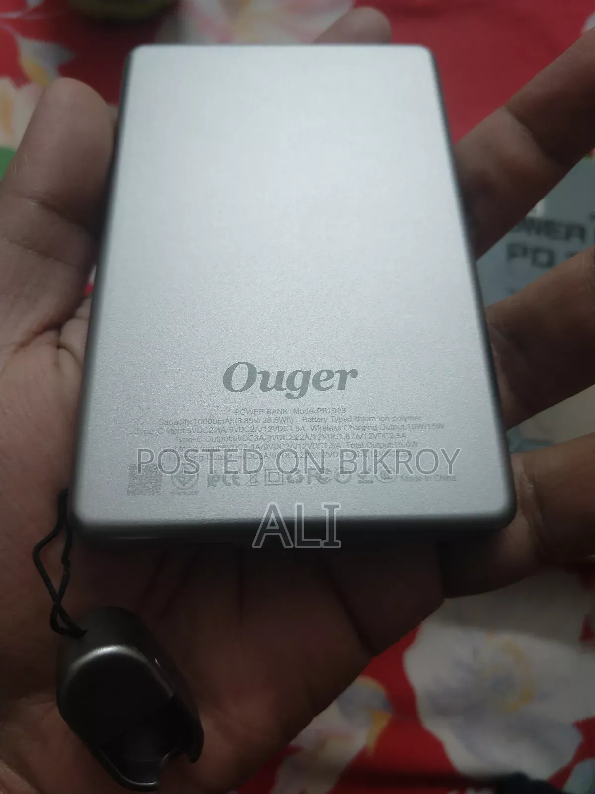 অগার পিবি১০১৩, ১০০০০এমএএইচ পাওয়ার ব্যাংক