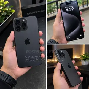 অ্যাপল আইফোন ১৫ প্রো ম্যাক্স ২৫৬ জিবি ব্ল্যাক