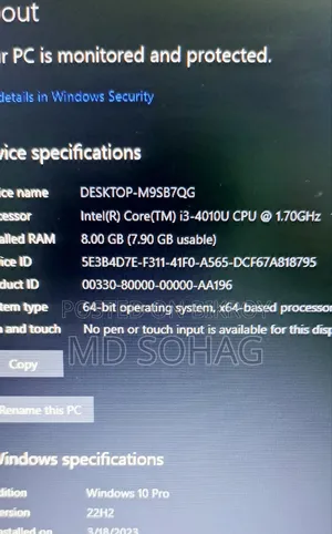 Lenovo Laptop 8GB Intel Core i3 500GB HDD