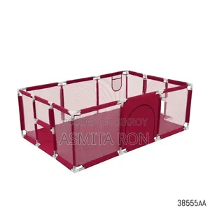 Baby Playpen 6/4 Fit | SS Steel Frame & Breathable Mesh Fabric
