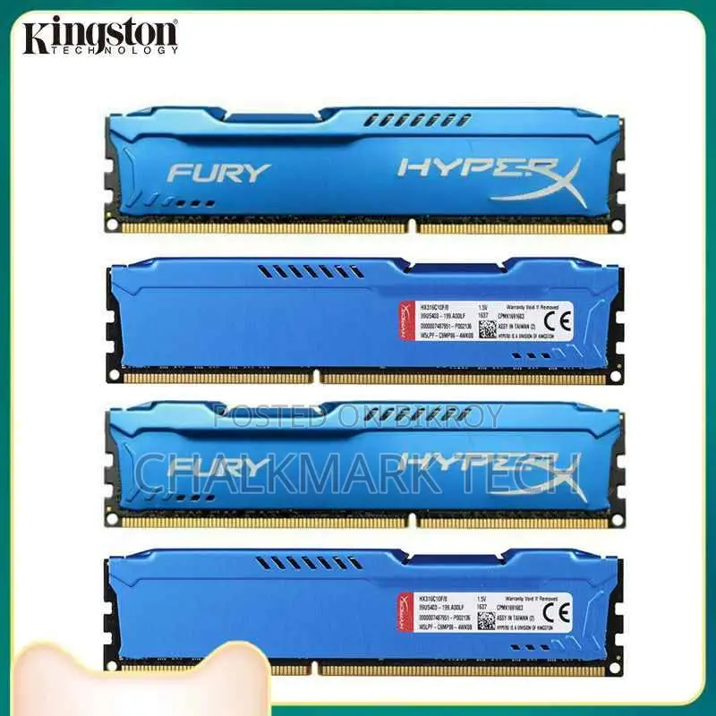 Kingston HyperX FURY 8GB DDR3 1600MHz Desktop RAM |