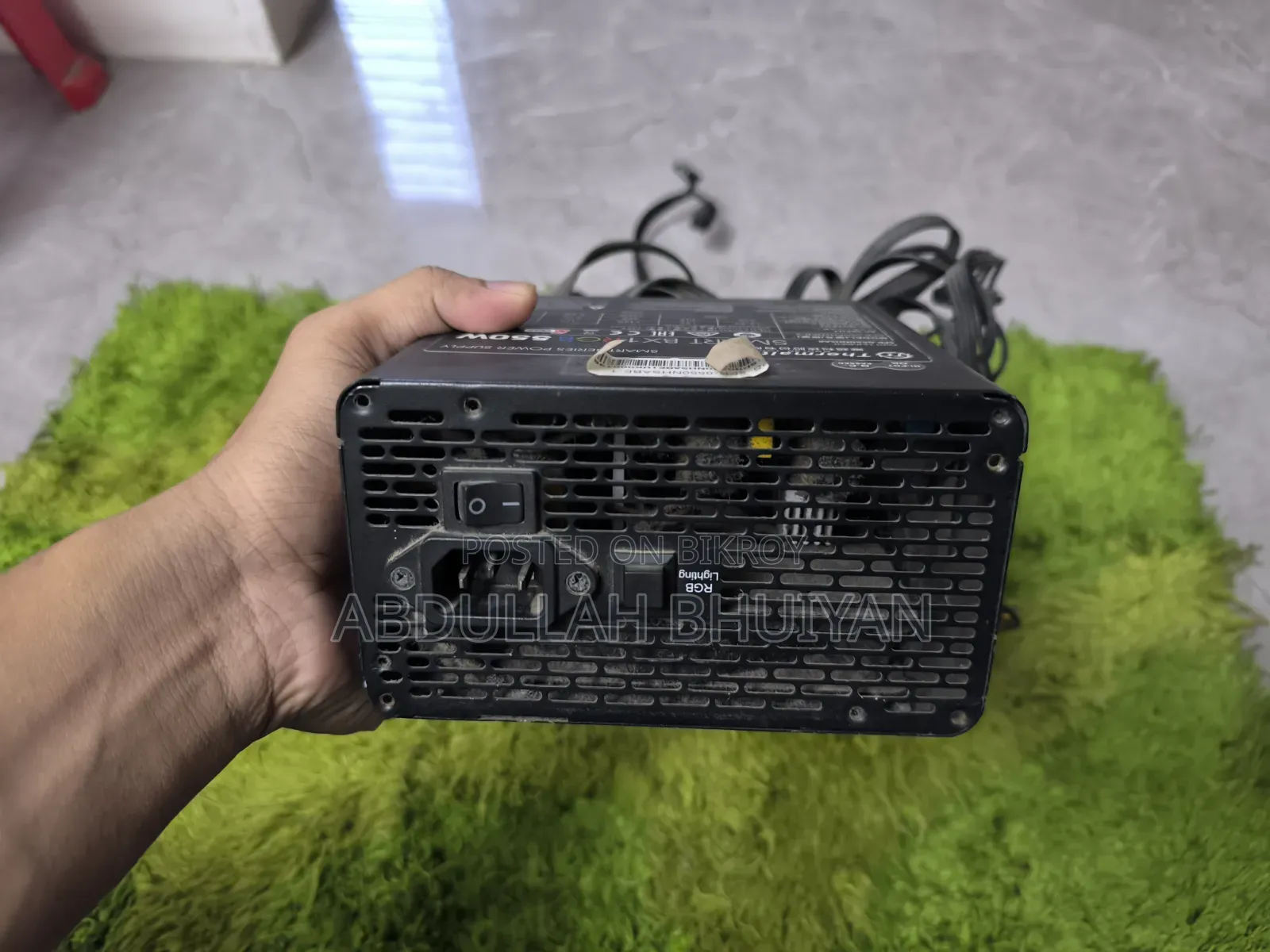 থার্মালটেক পাওয়ার সাপ্লাই-এসপিআর- ৫৫০ডব্লিউ আরজিবি ৮০ প্লাস ব্রোঞ্জ