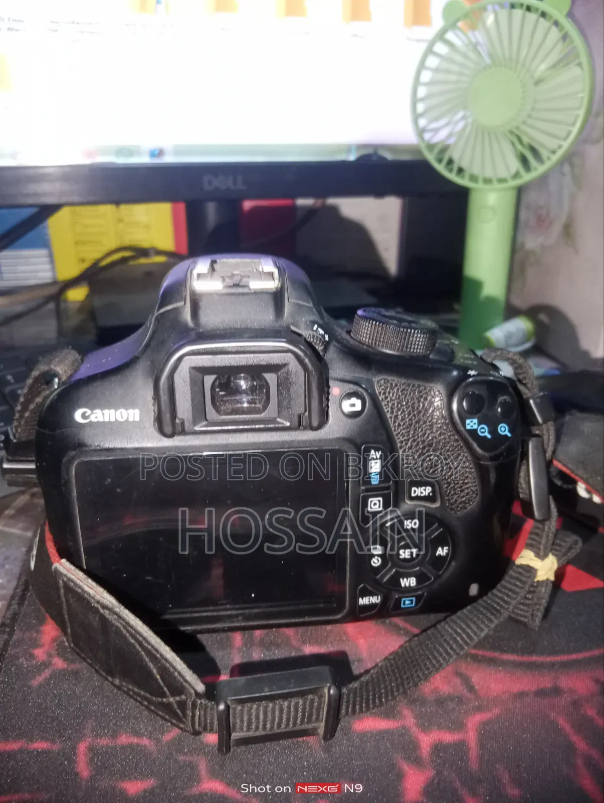 Canon 1200D Body + Lens EFS Kit 18-55 Full Setup ↑