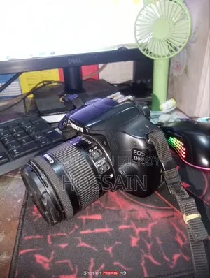 Canon 1200D Body + Lens EFS Kit 18-55 Full Setup ↑