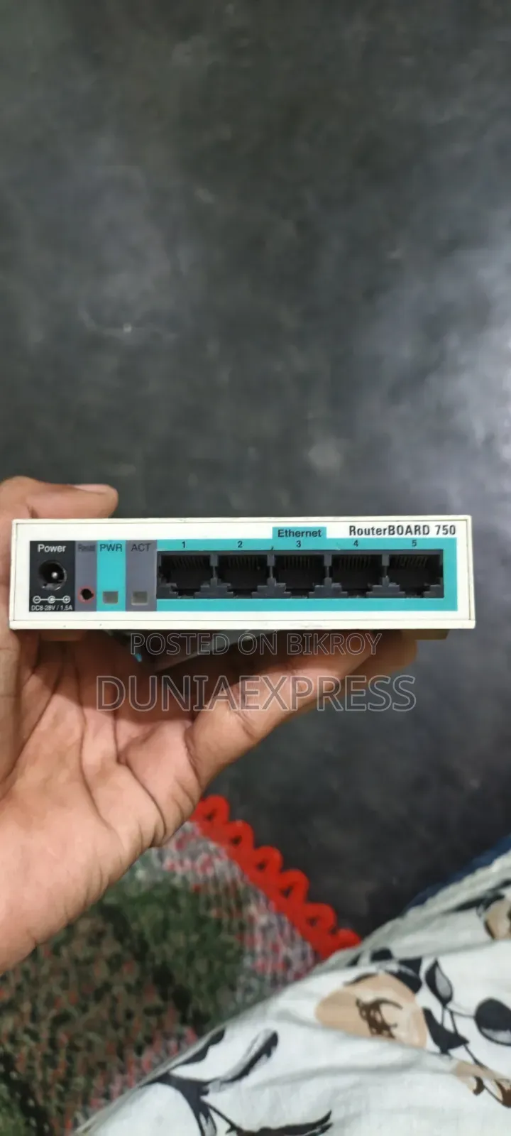 Mikrotik Hex RB750GR3 Plastic Body Gigabit Ethernet Router