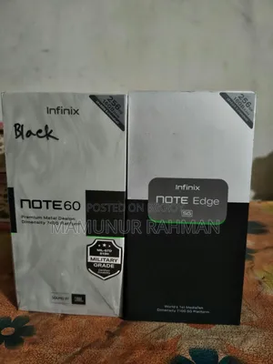 নতুন ইনফিনিক্স নোট ৬০ ২৫৬ জিবি ব্ল্যাক