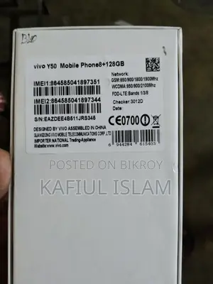 Vivo Y50 128 GB Blue