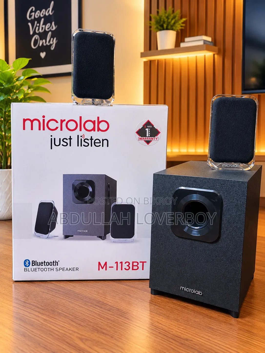 Microlab M113 BT Speaker for Sale – Used Only 1 Day