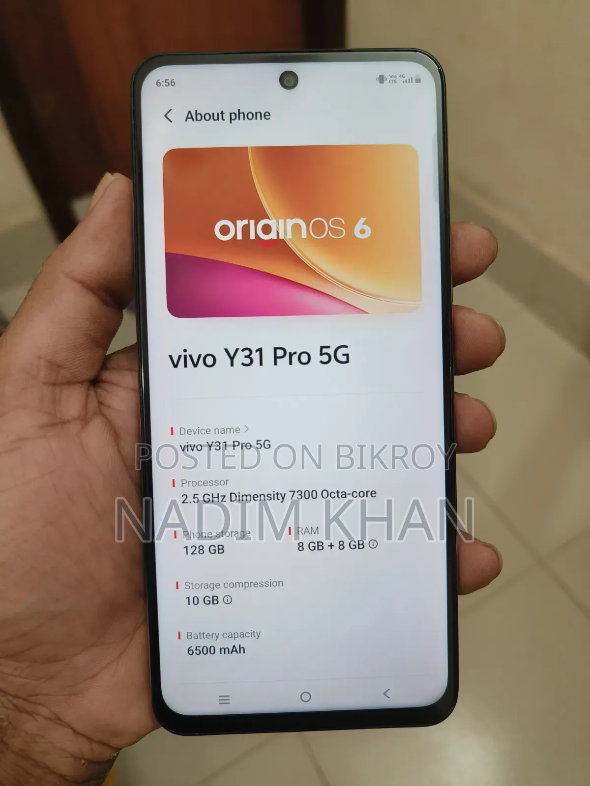 Vivo Y31 Pro 128 GB White