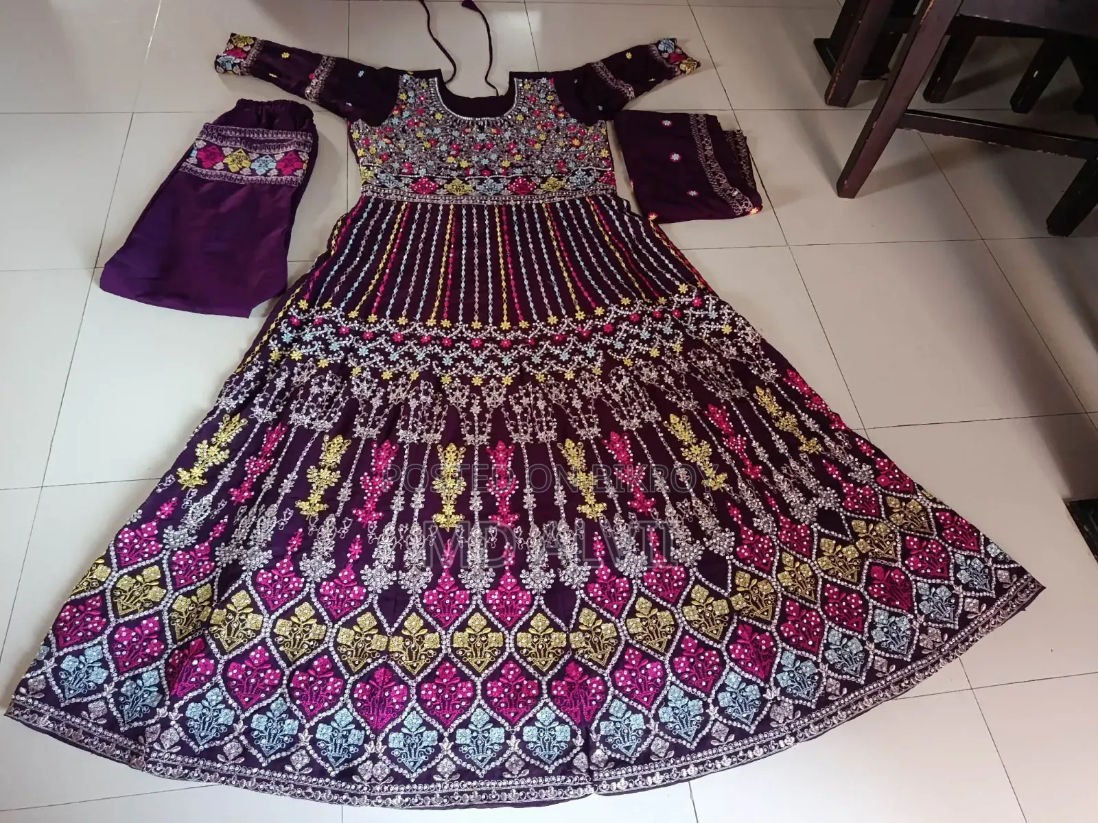 Mirror-Work Gown