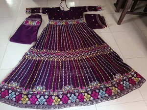 Mirror-Work Gown