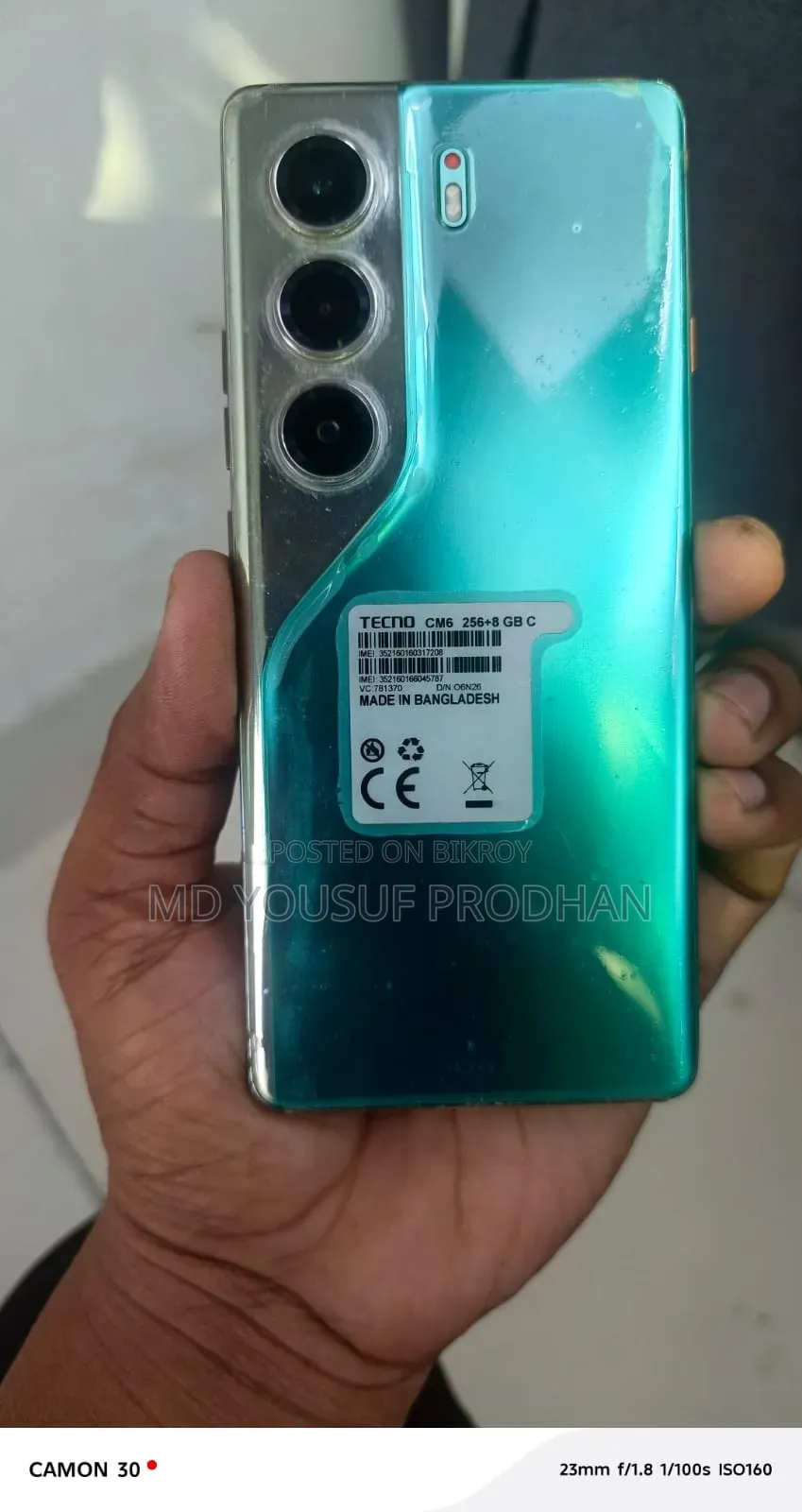 Tecno Camon 40 Pro 4G 256 GB Green