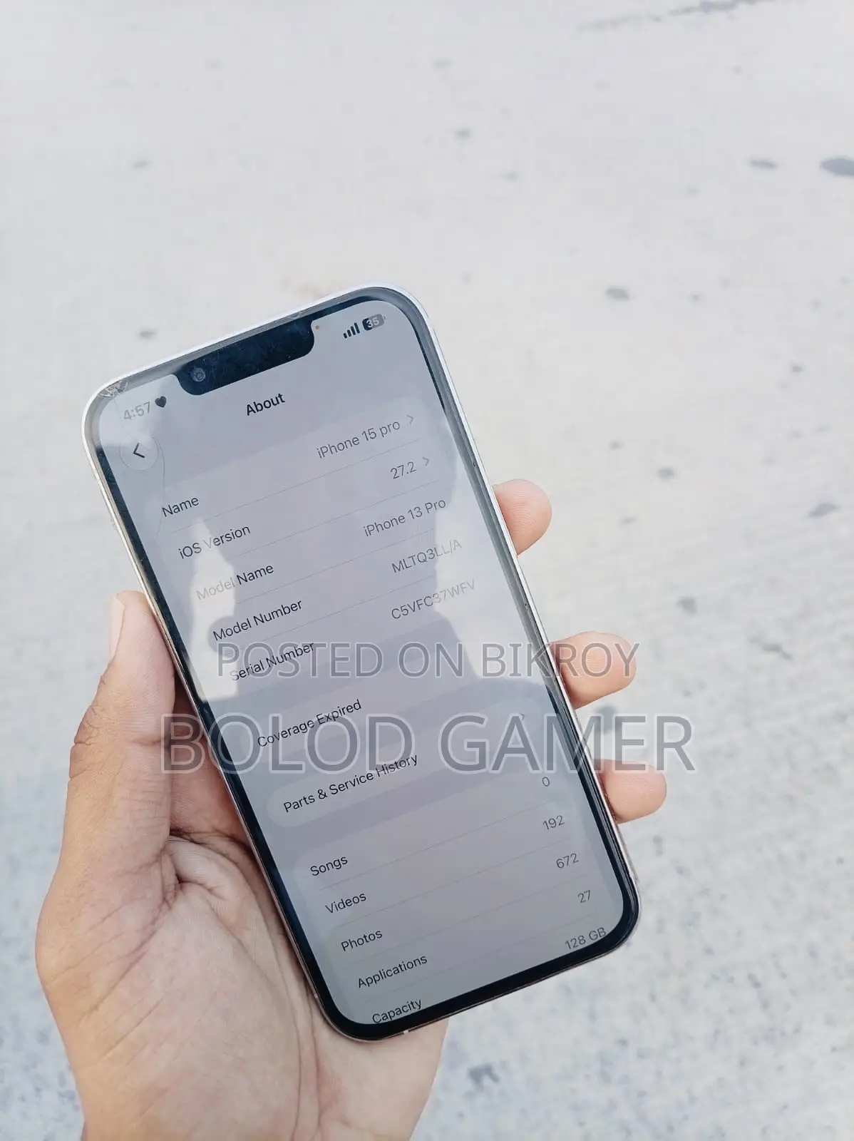 Apple iPhone 13 Pro 128 GB Silver