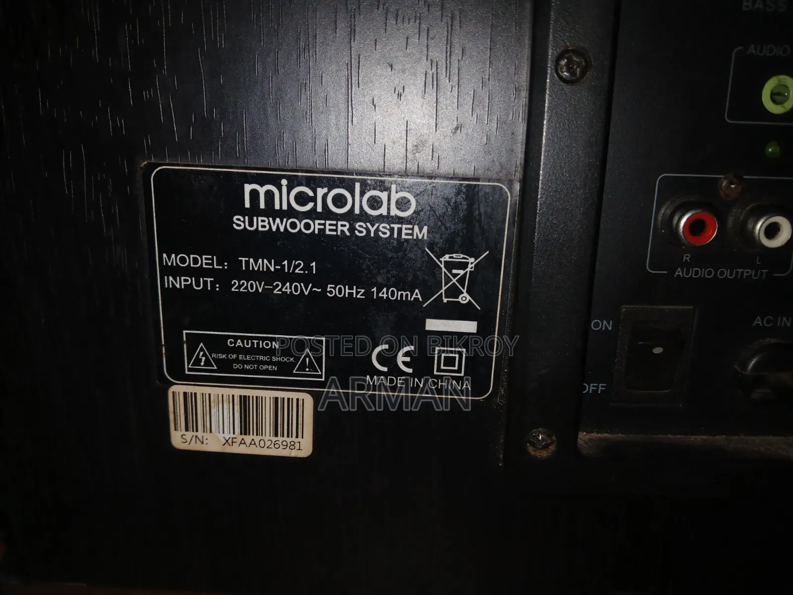 Microlab TMN1 1:2 Speaker