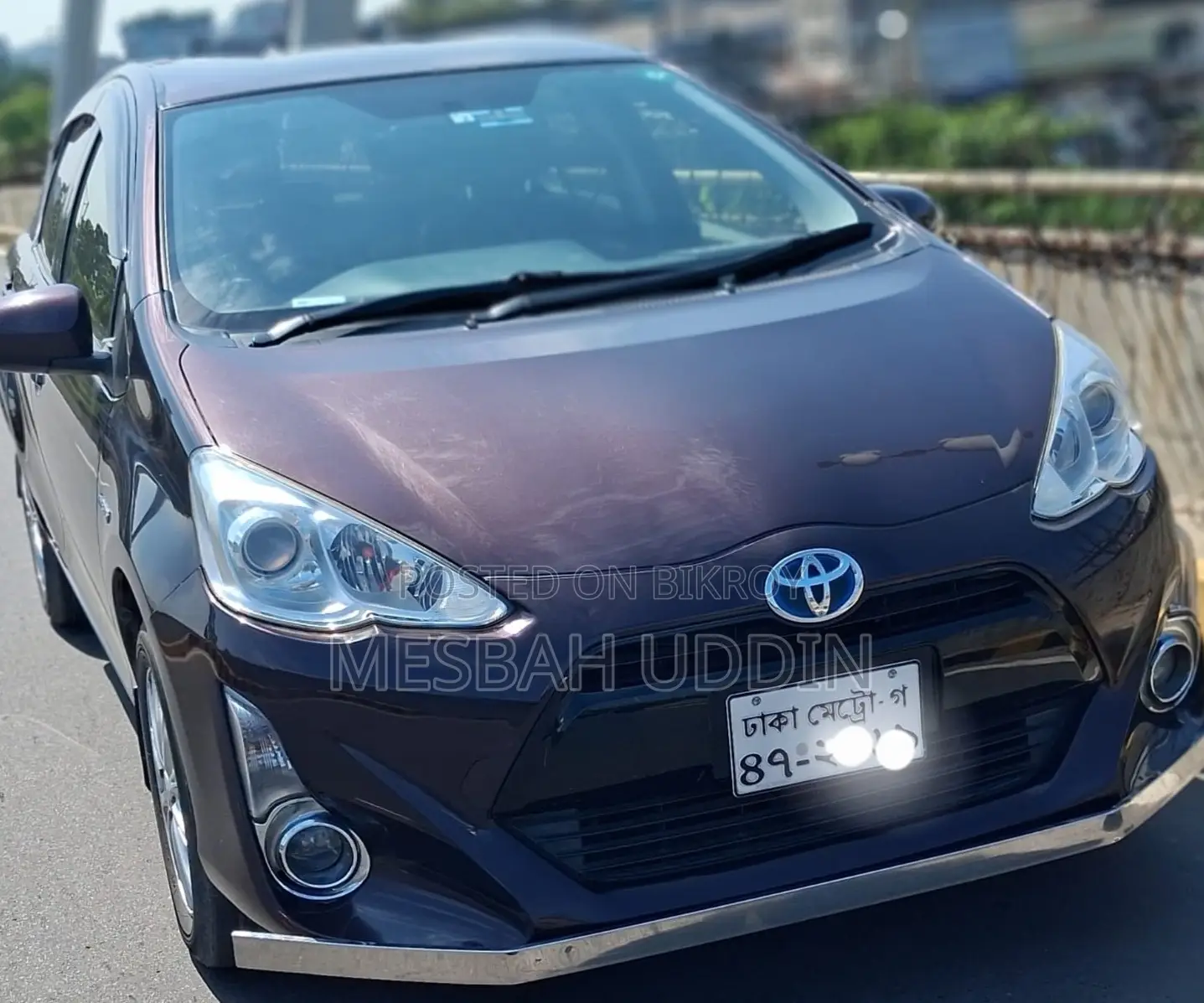 Toyota Aqua 2016 Maroon