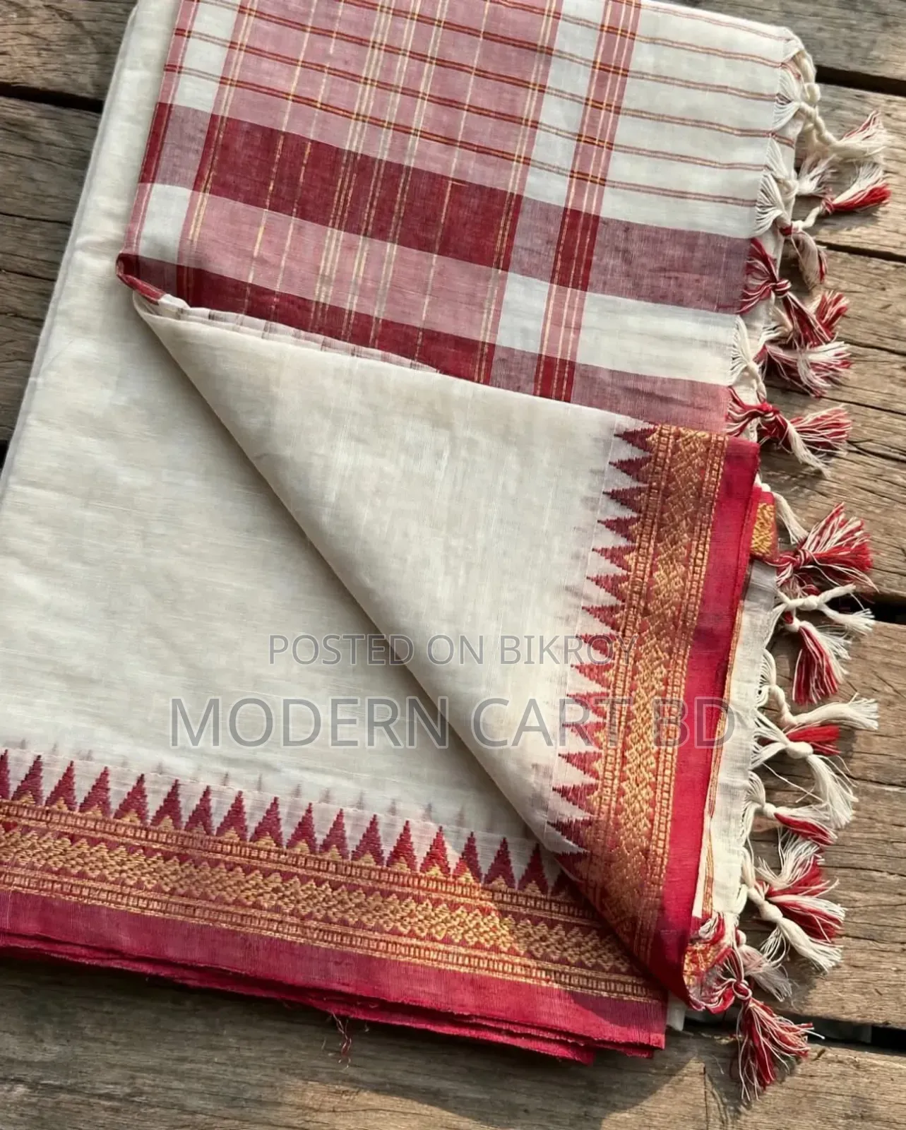 Afsan Print Saree With Blouse Piece