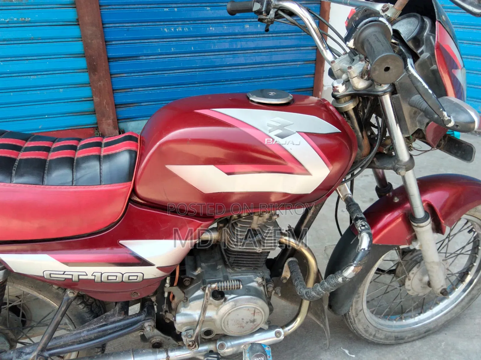 Bajaj CT 100 2008 Red