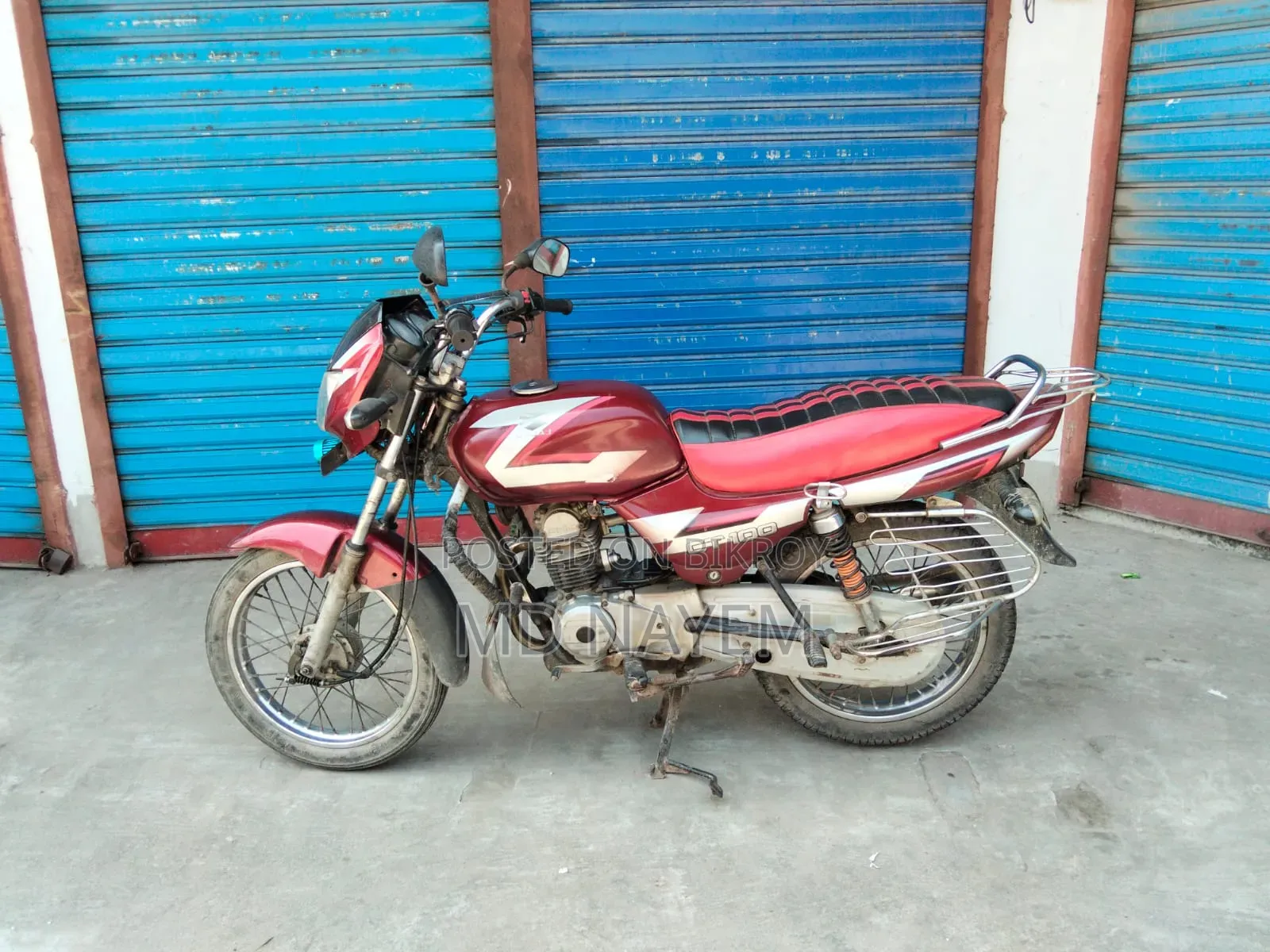 Bajaj CT 100 2008 Red