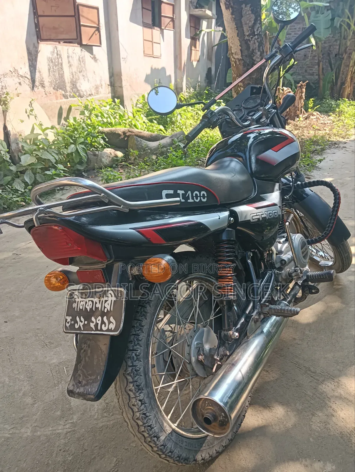বাজাজ সিটি ১০০ ২০১৬ কালো