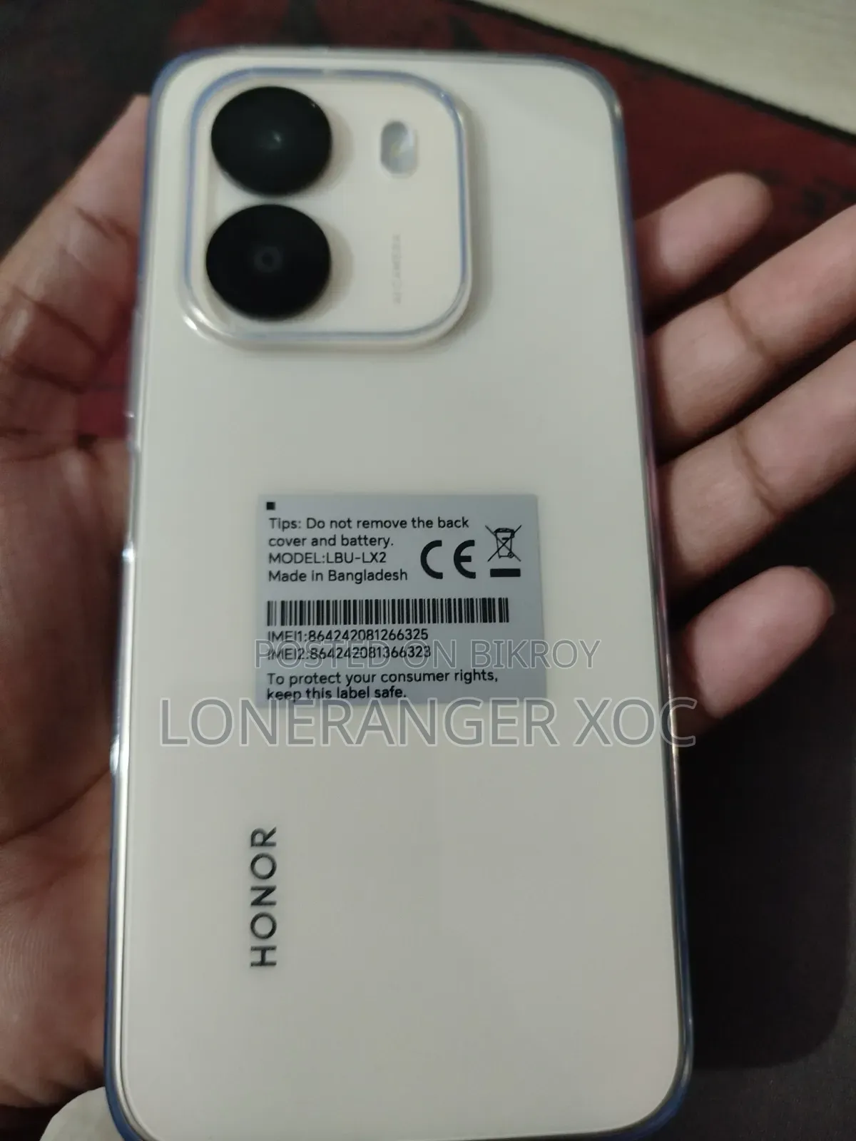 New Honor X6e 128 GB Rose Gold