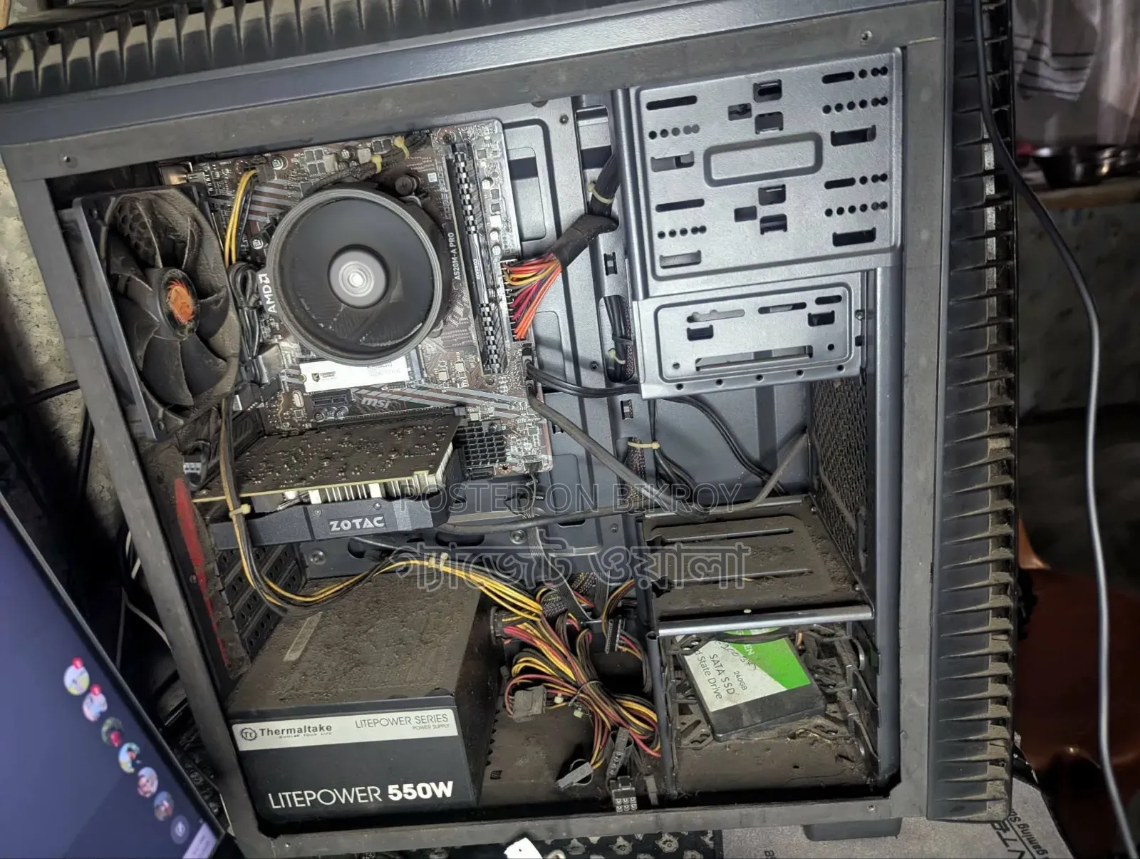 Desktop Computer MSI model 16GB AMD Ryzen 7 SSD 500GB