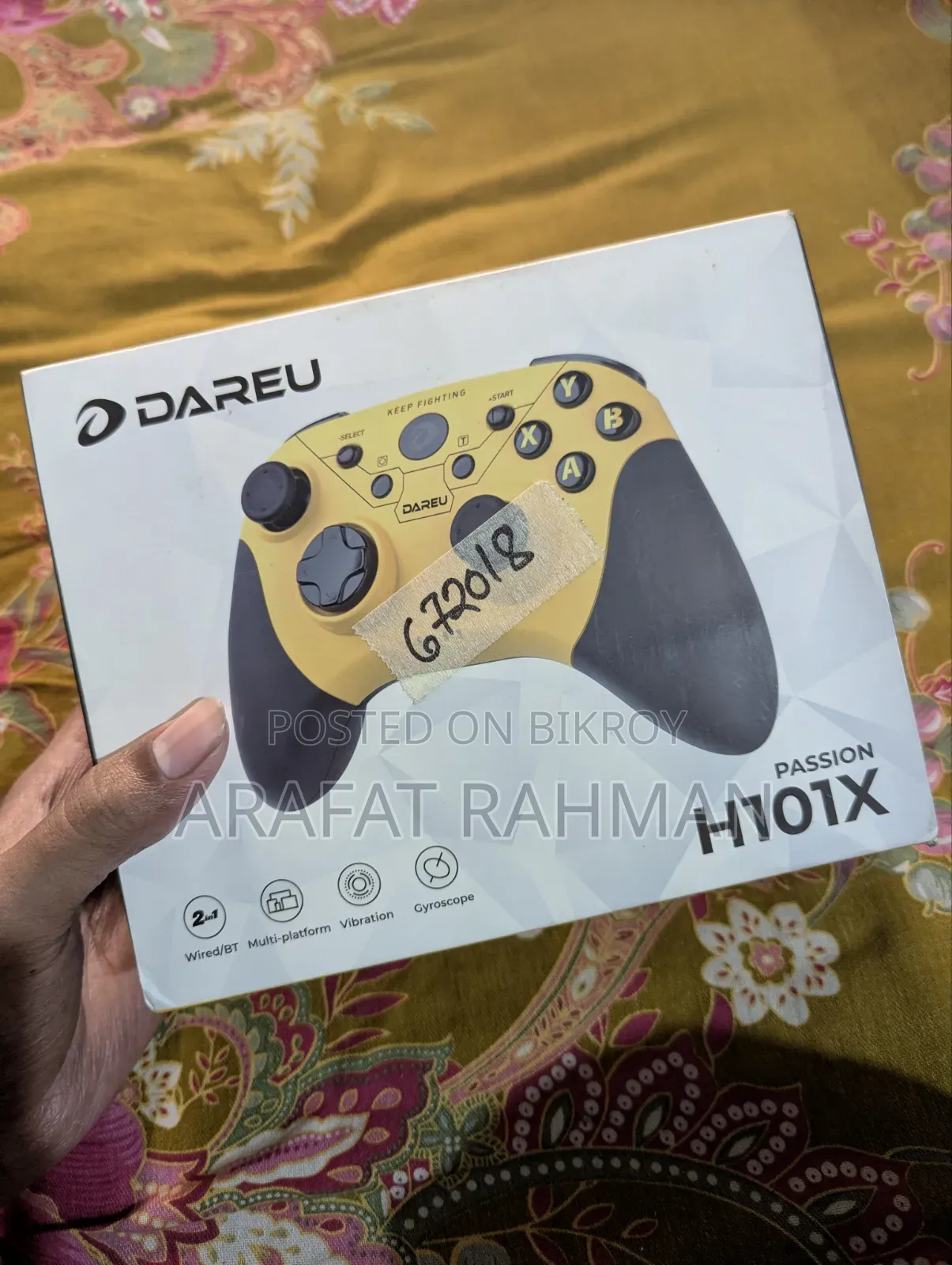 DAREU H101X Dual-Mode Game Controller – Like New (Wired + Bluetooth)