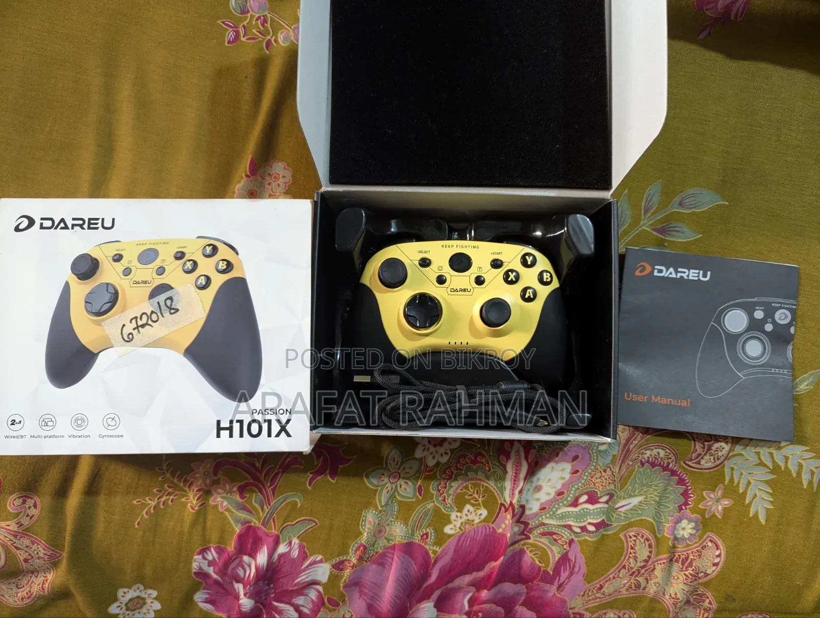 DAREU H101X Dual-Mode Game Controller – Like New (Wired + Bluetooth)