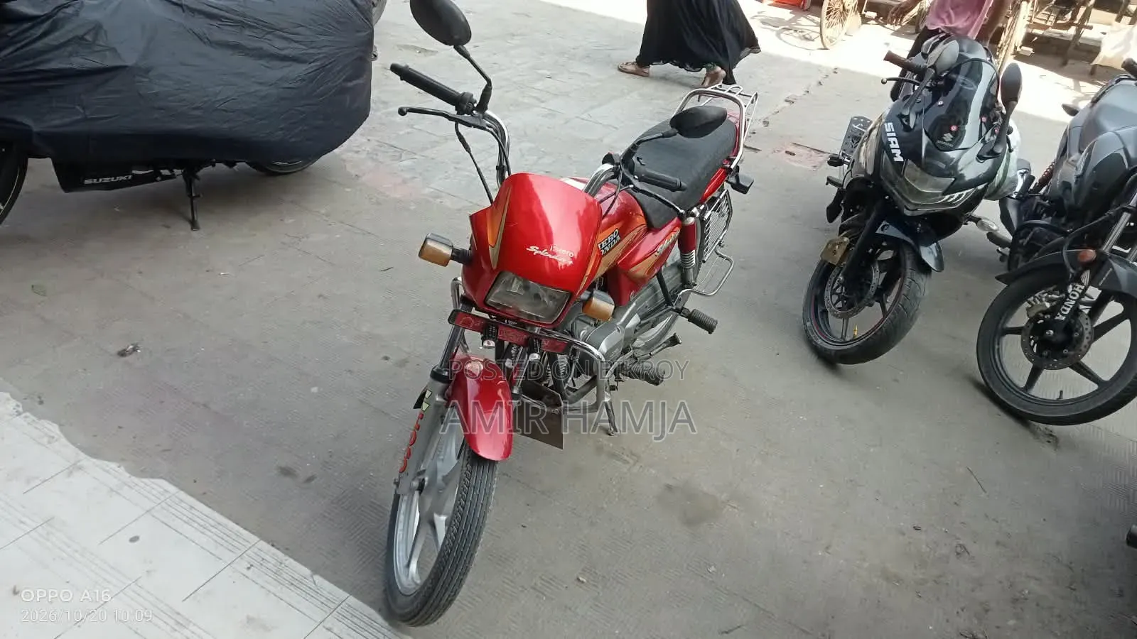 Hero Splendor Plus 2017 Red