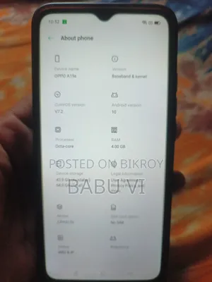 Oppo A15s 64 GB Silver