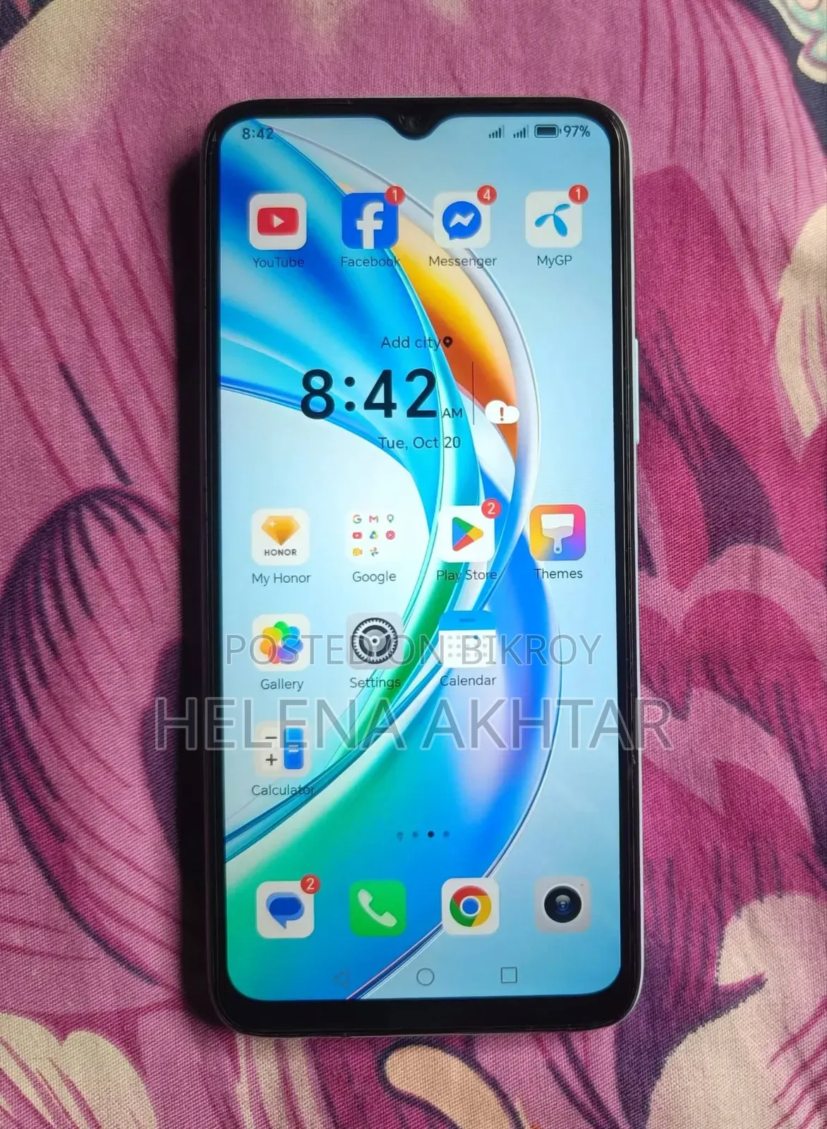হনর এক্স৫বি প্লাস ১২৮ জিবি ব্লু