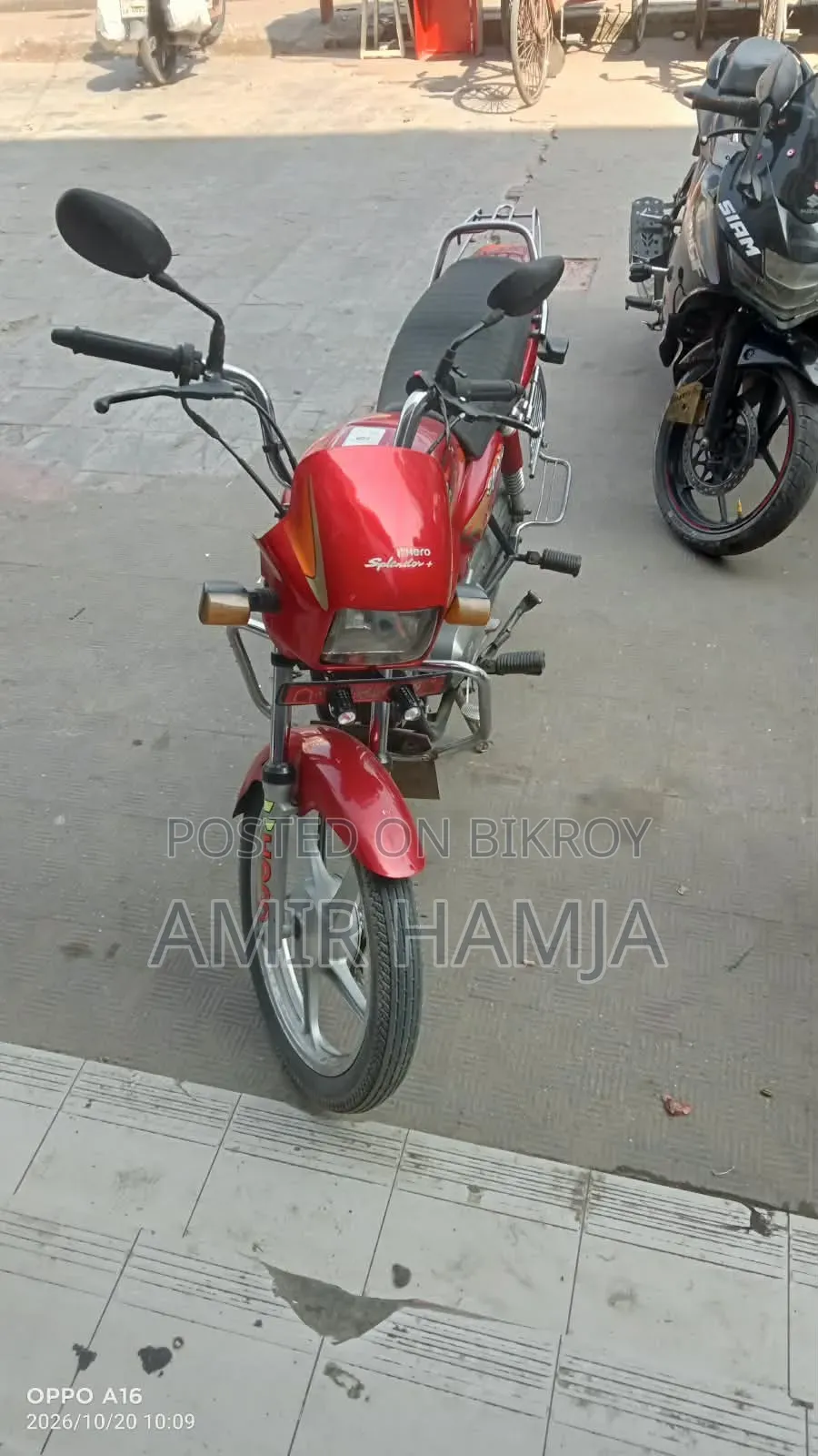 Hero Splendor Plus 2017 Red