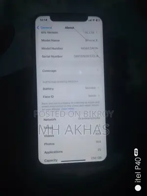 Apple iPhone X 256 GB Black