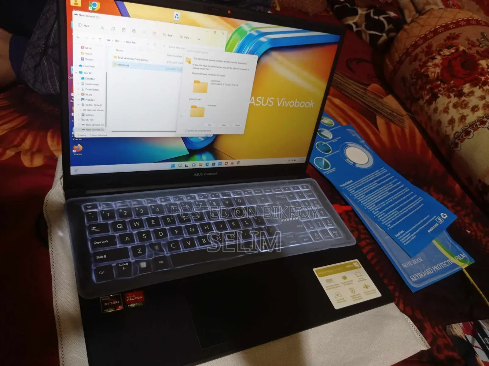 Laptop Asus Vivobook 15 16GB AMD Ryzen 5 SSD 512GB