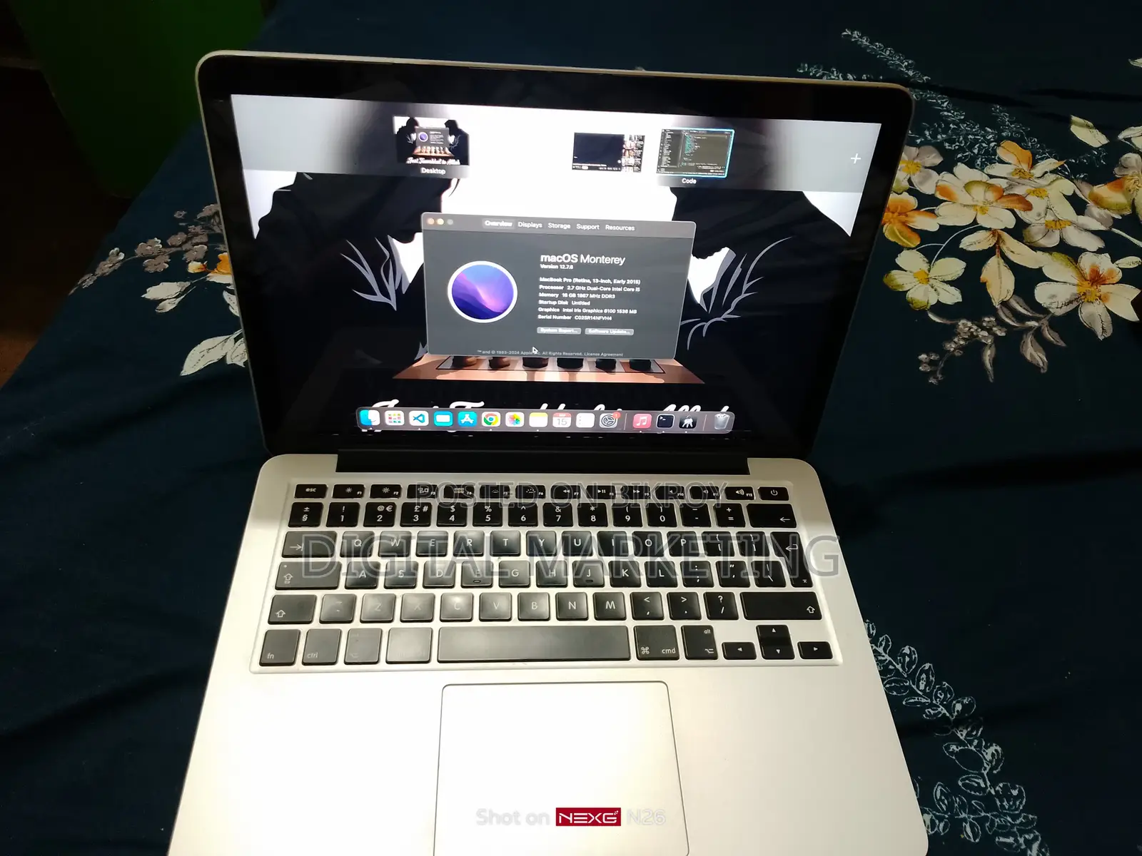 Laptop Apple MacBook Pro 2015 16GB Intel Core i5 SSD 500GB