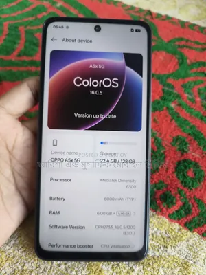 Oppo A5X 5G 128 GB Black
