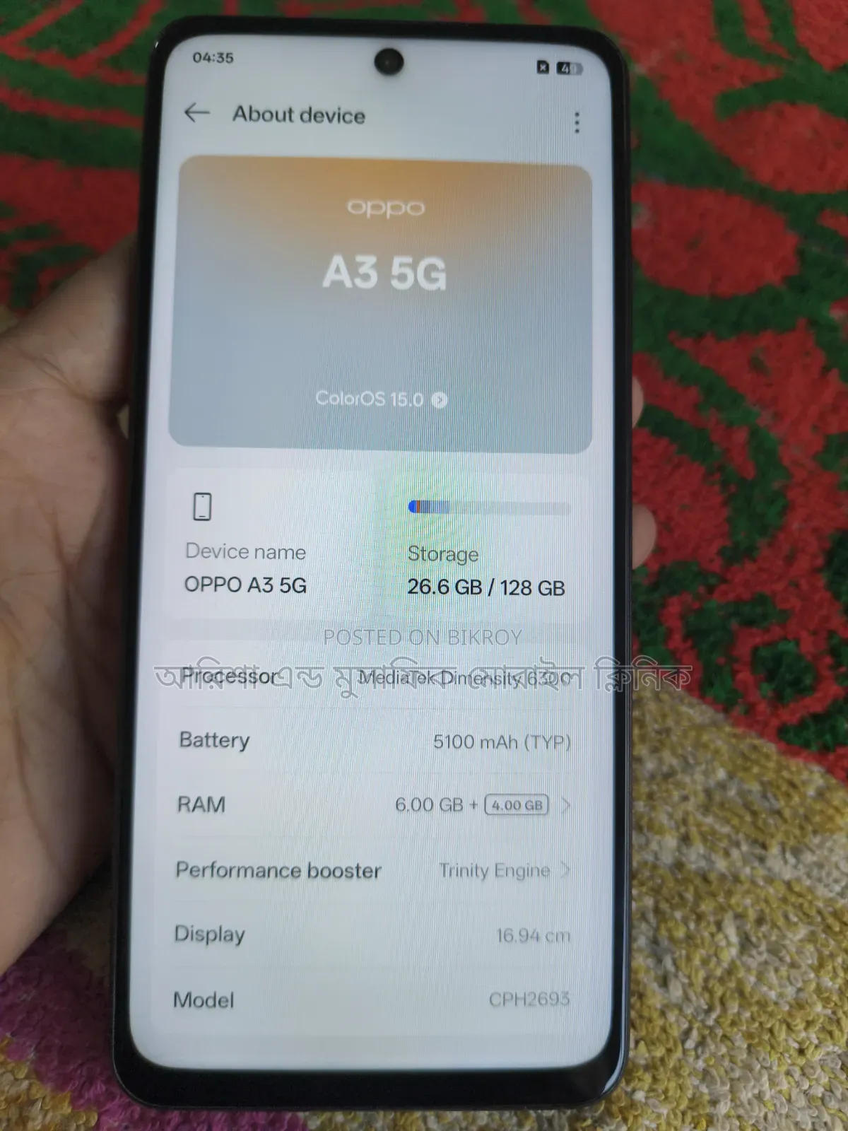 Oppo A3 128 GB