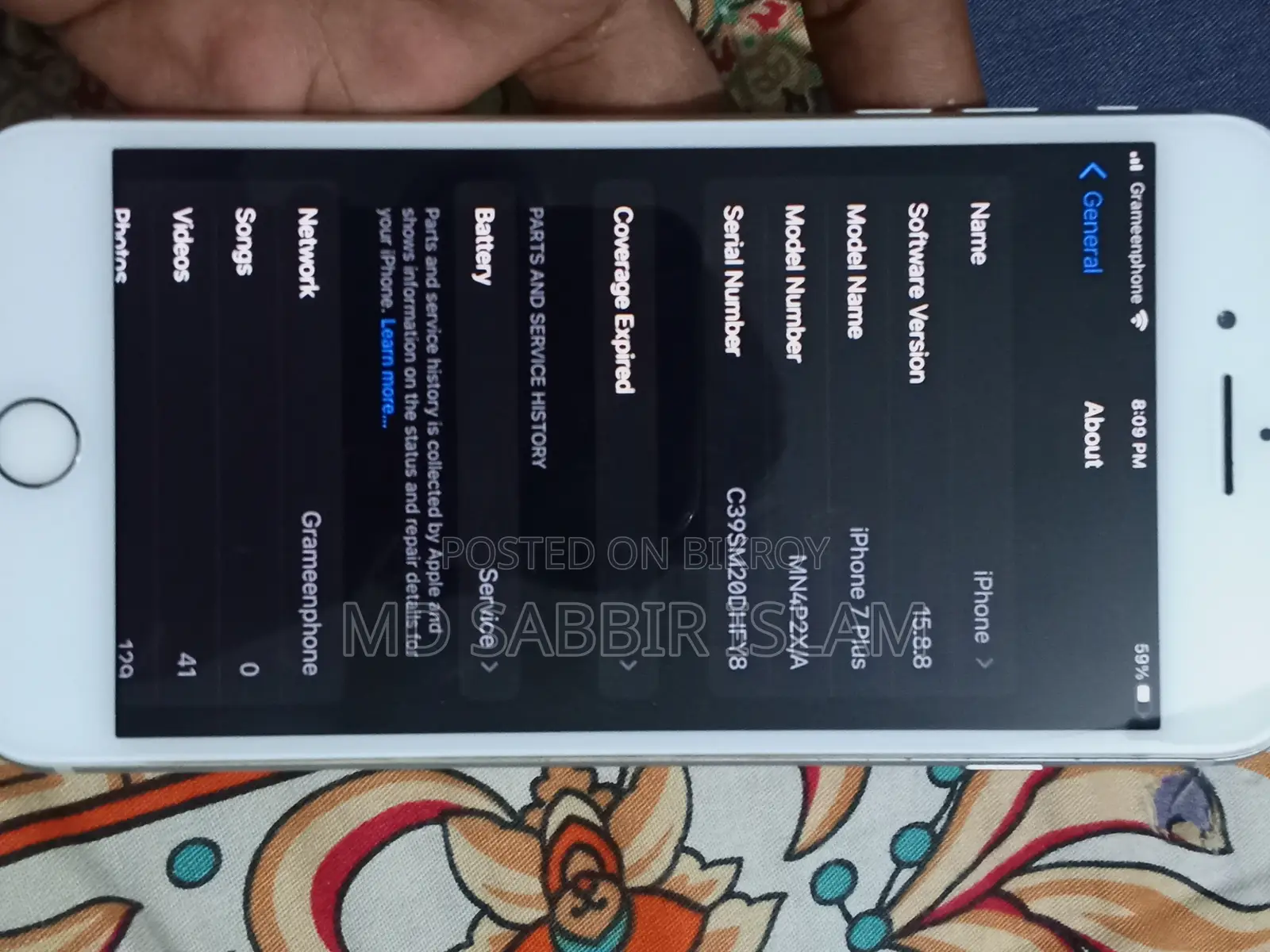 Apple iPhone 7 Plus 128 GB Silver