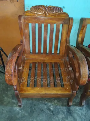 Five-Seat Wooden Sofa Set
