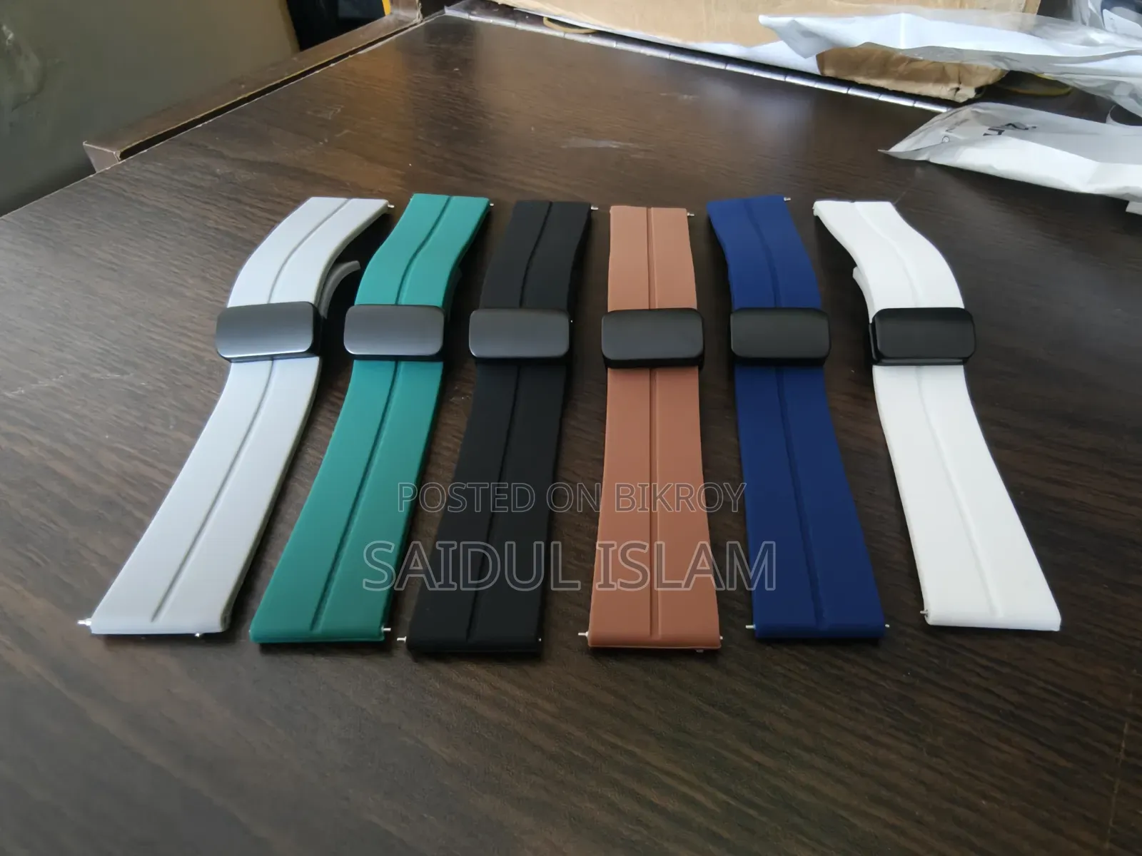 20mm and 22mm Premium Silicon Watch Belt Magnetic Buckle (1 Pcs)
