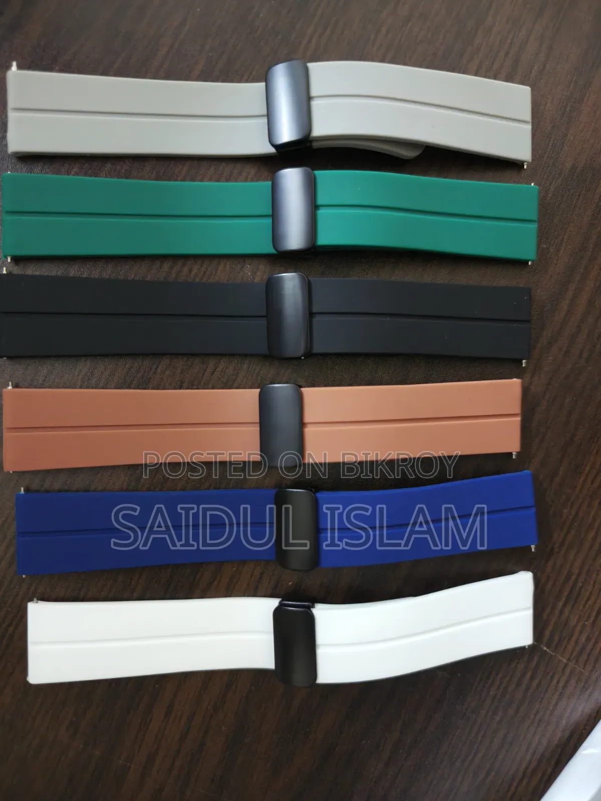 20mm and 22mm Premium Silicon Watch Belt Magnetic Buckle (1 Pcs)