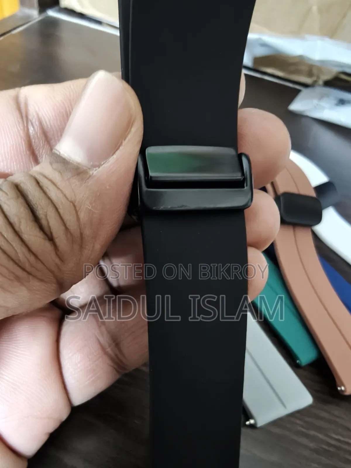 20mm and 22mm Premium Silicon Watch Belt Magnetic Buckle (1 Pcs)