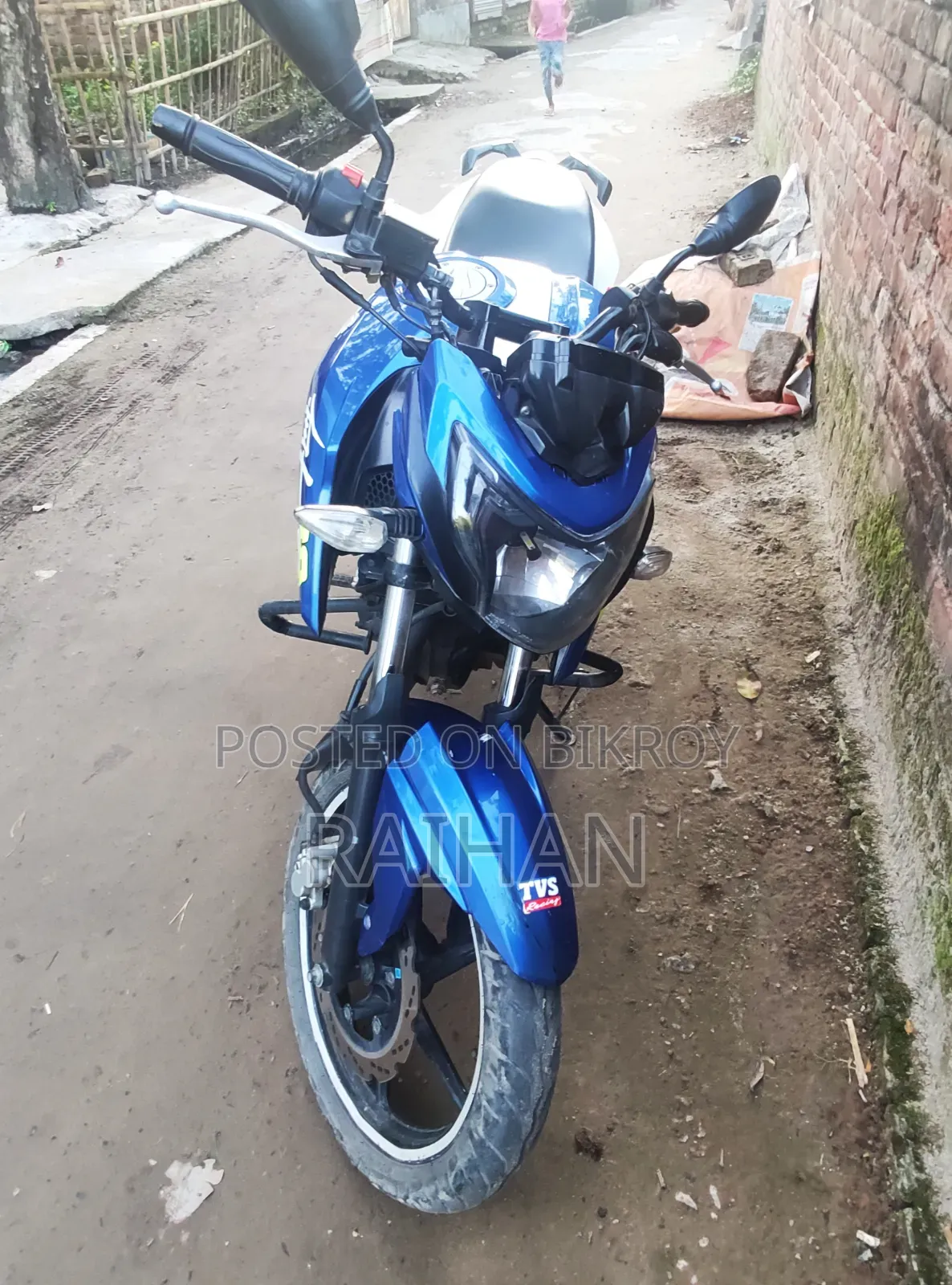 TVS Apache RTR 160 4V 2019 Blue