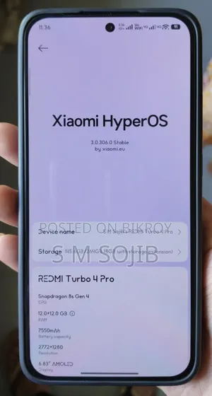 Xiaomi Redmi Turbo 4 Pro 256 GB Black