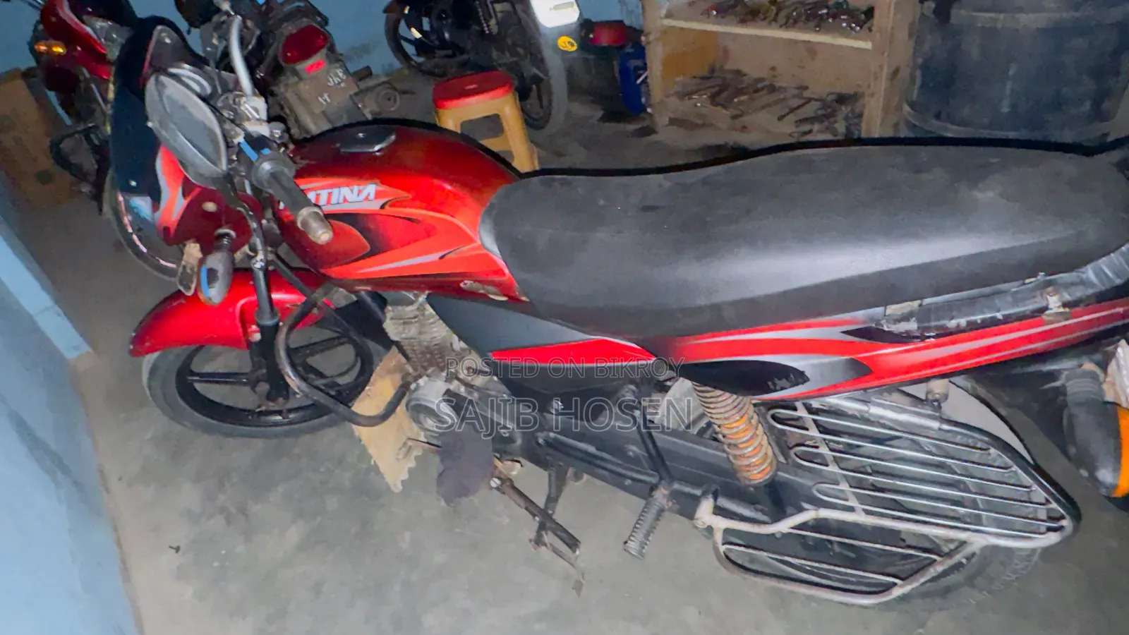 Bajaj Platina 100 2015 Red