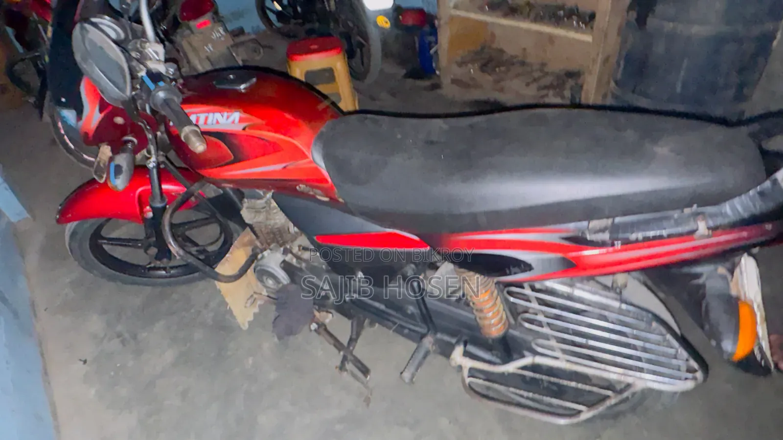 Bajaj Platina 100 2015 Red