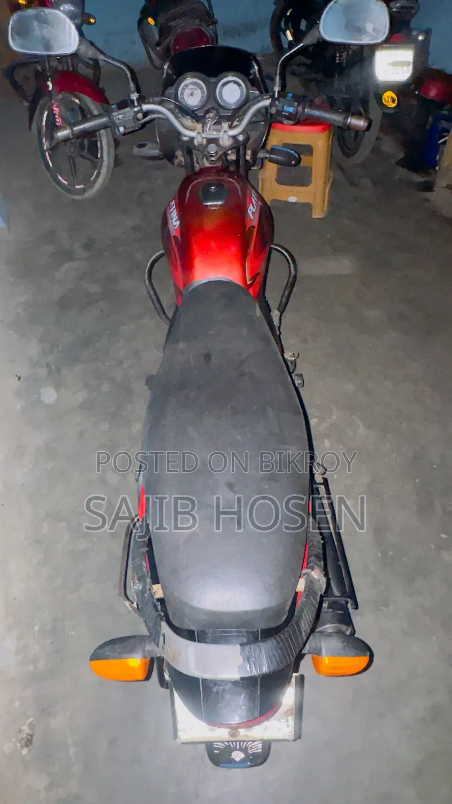 Bajaj Platina 100 2015 Red
