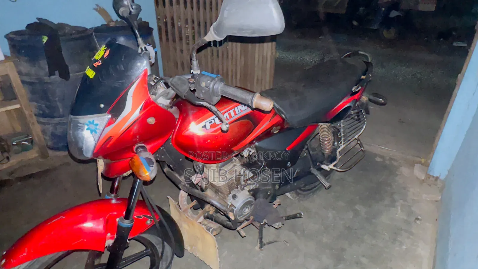Bajaj Platina 100 2015 Red