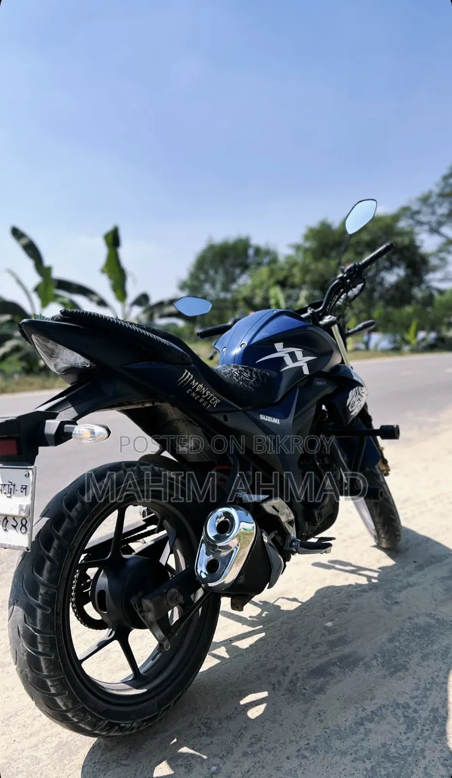Suzuki Gixxer 2024 Blue