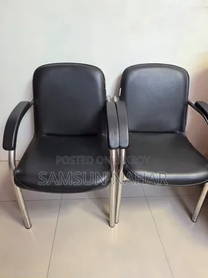 2 Leather Office / Study Chairs.